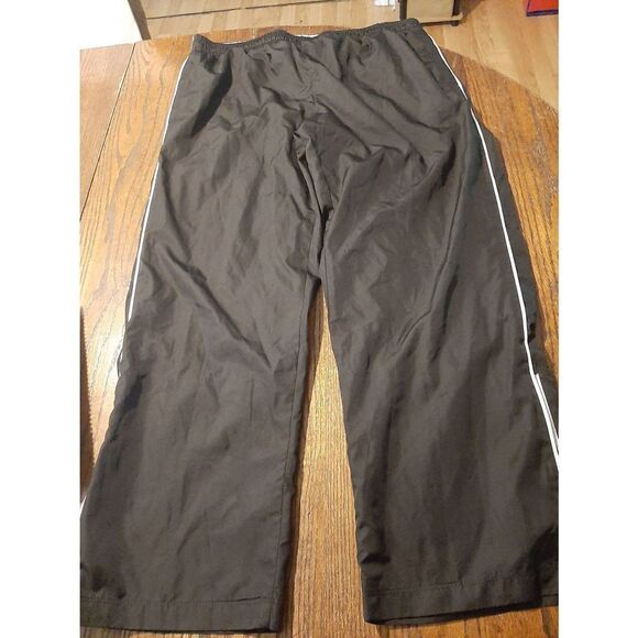 XL 16/18 Danskin Black White Athletic Track Pant Casual Drawstring Waist Lined - Picture 1 of 5